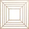 Ekena Millwork Raven Wood Fretwork Pierced Ceiling Medallion, Alder, 40"OD x 14 5/8"ID x 3/8"T CMWP40X40X0375RAAL - alternate 1
